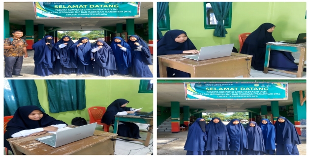 Siswa MTs   Attarbiyah Islamiyah Kolaka mewakili Kabupaten Kolaka pada Lomba KSM Tingkat Provinsi Sulawesi tenggara tahun 2023